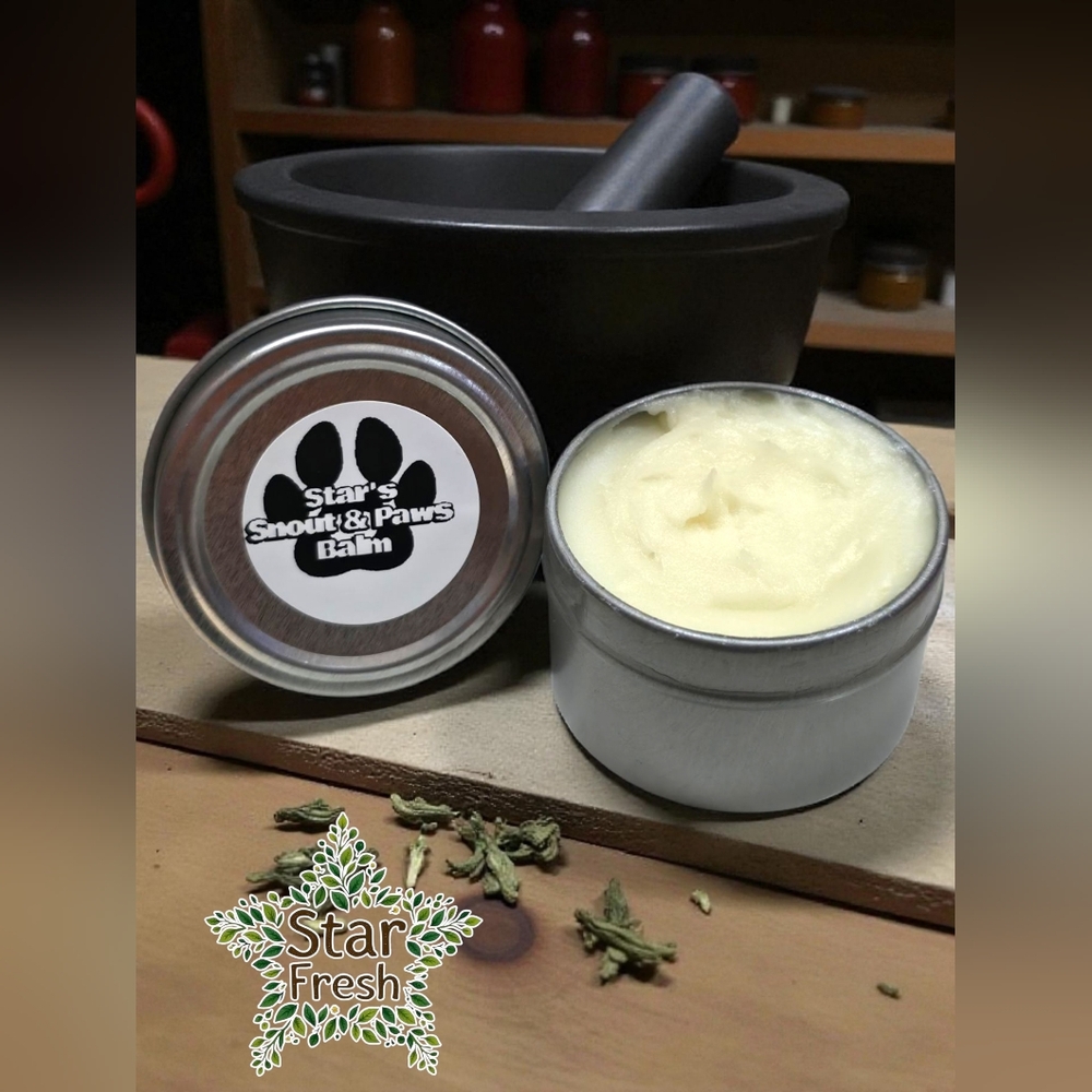(1) 2oz Handmade Dog Nose And Paw Balm